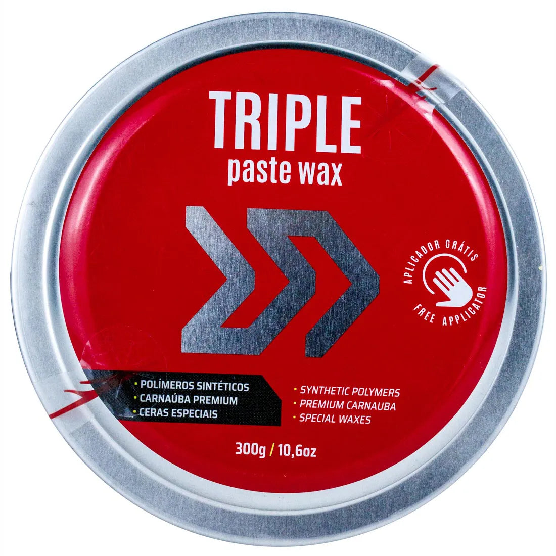 Cera em Pasta Autoamerica Triple Wax Paste com Aplicador - 300g