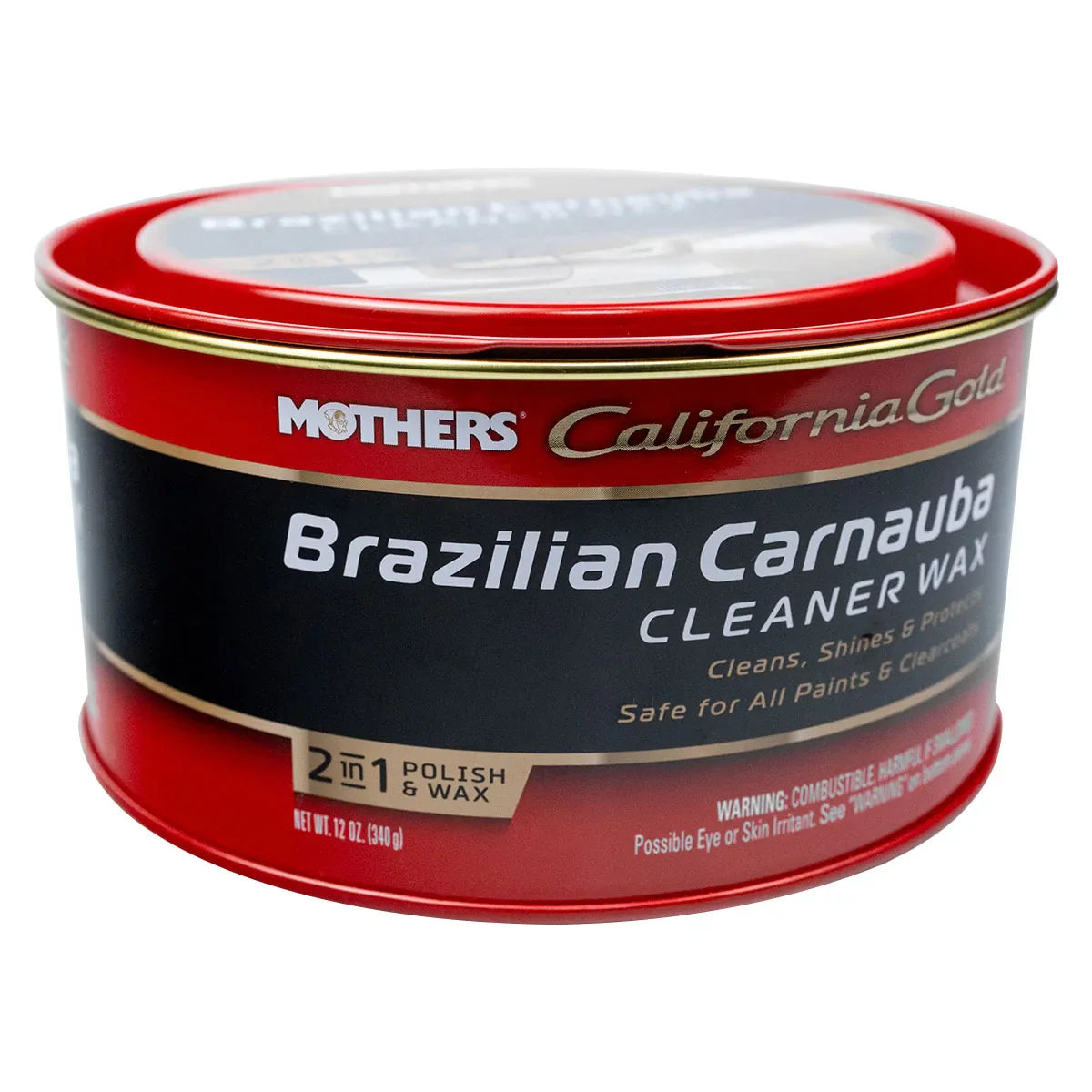 Cera em Pasta de Carnaúba Mothers Califórnia Gold Cleaner Wax - 340g