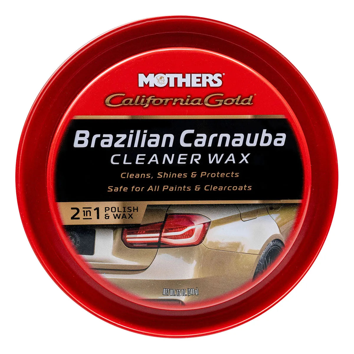 Cera em Pasta de Carnaúba Mothers Califórnia Gold Cleaner Wax - 340g