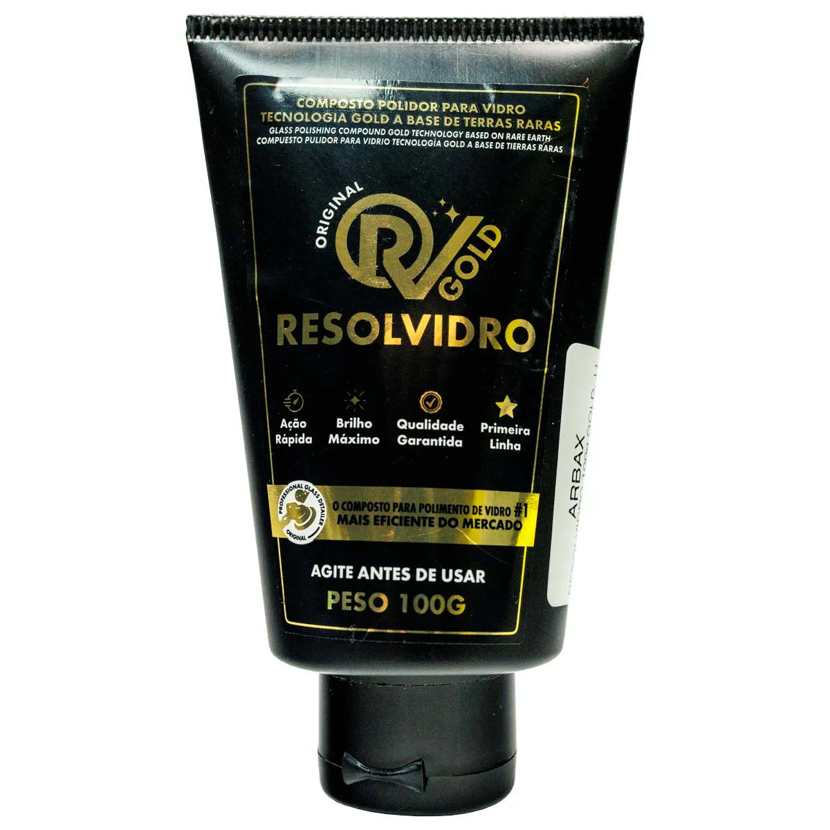 Composto para Polimento de Vidros Resolvidro Gold - 100g