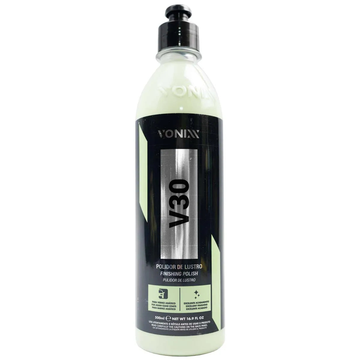 Composto Polidor De Lustro Para Vernizes Macios Vonixx V30 - 500ml