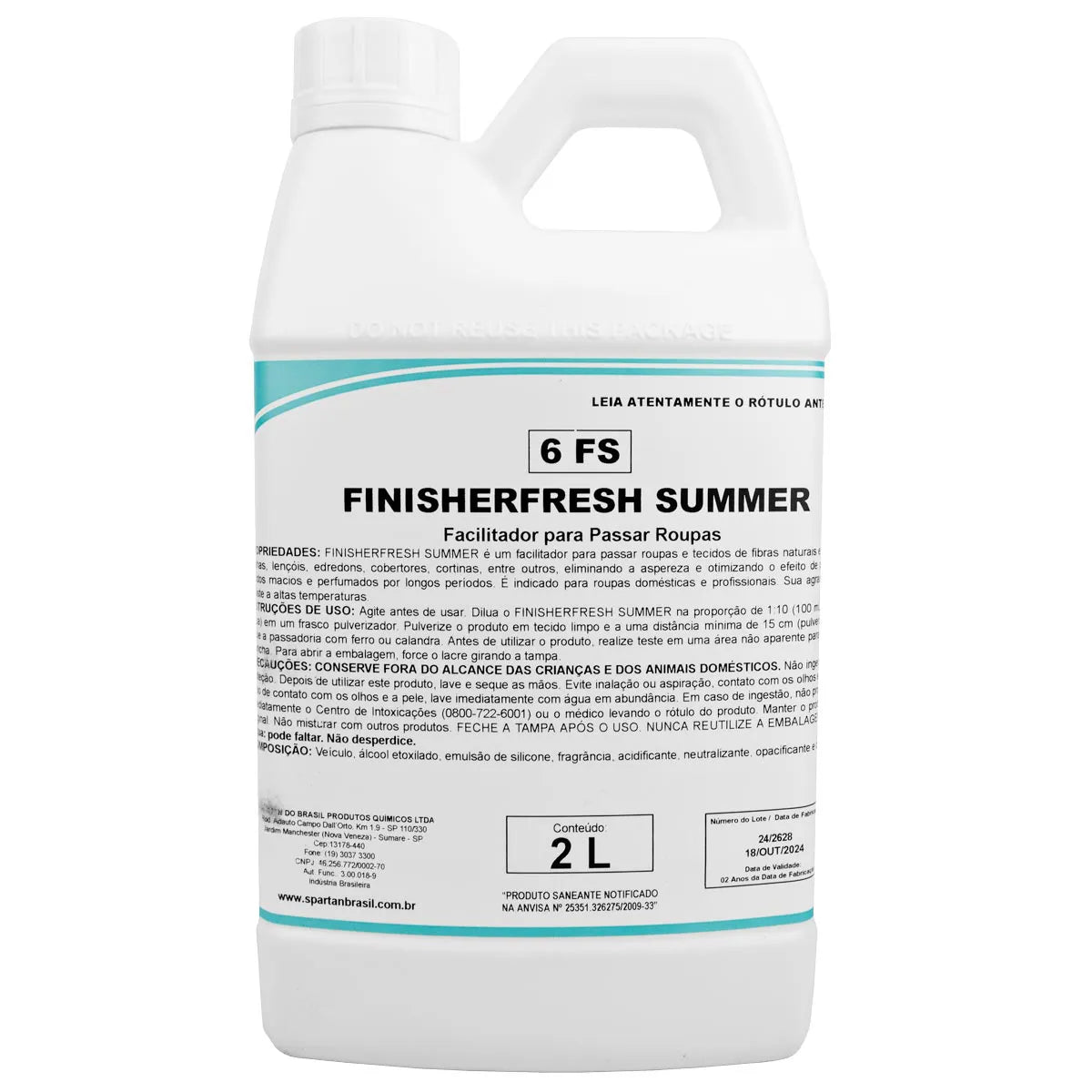 Finalizador Odorizador Spartan Finisher Fresh Summer - 2 Litros