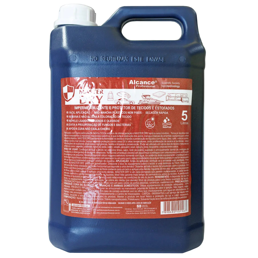 Impermeabilizante de Tecidos Alcance Profissional Master Dry - 5 Litros