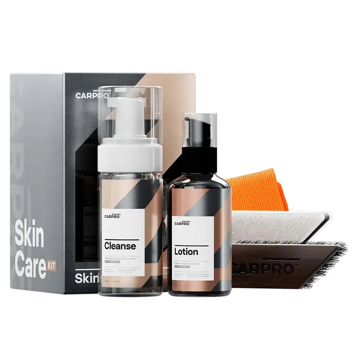 Kit CarPro SkinCare - Limpador e Condicionador de Couro