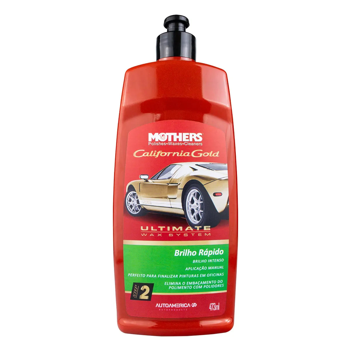 Proteção para Carros Recém Pintados Mothers Brilho Rápido Sem Silicone - 473ml