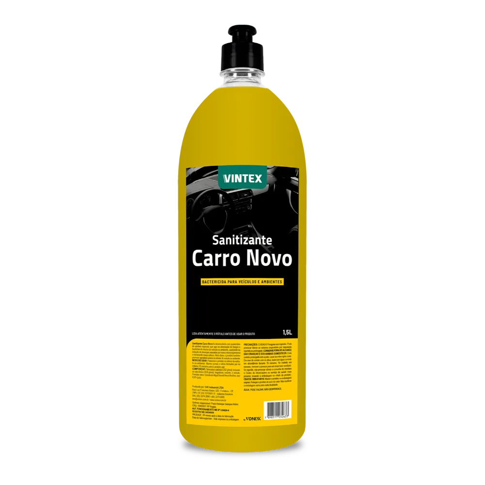 SANITIZANTE CARRO NOVO
