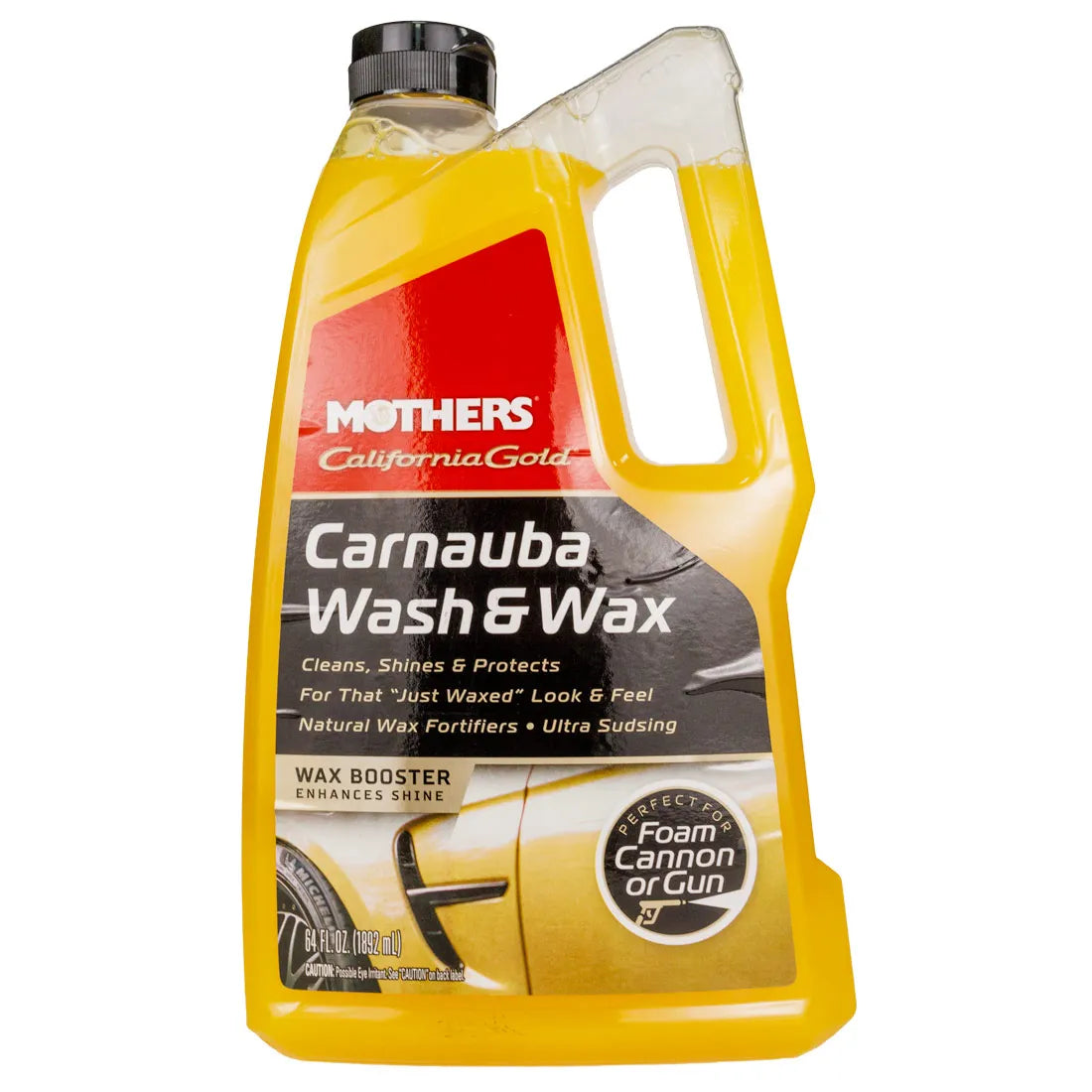 Shampoo com Carnaúba Mothers Wash and Wax Califórnia Gold - 1,89L