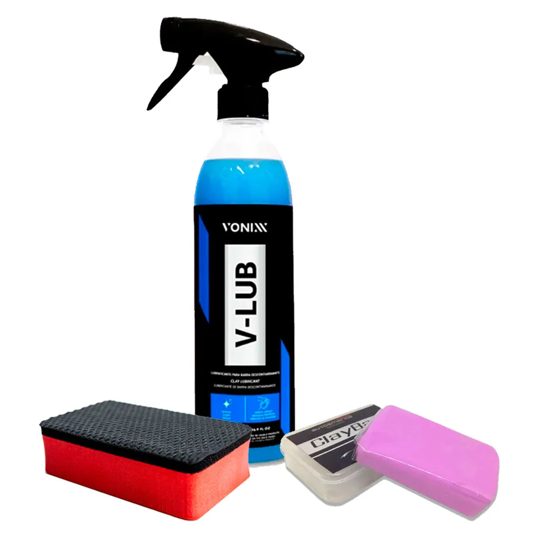 V-lub + Clay Bar + Barra Autoamerica Kit